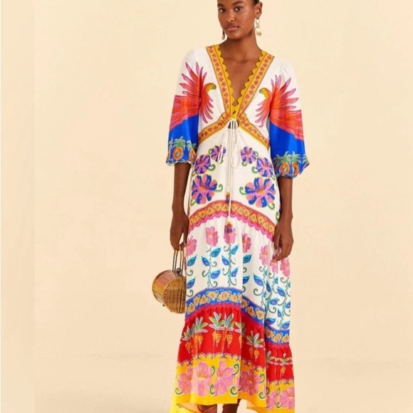 Farm Rio dress new with tags size small - Picture 2 of 10